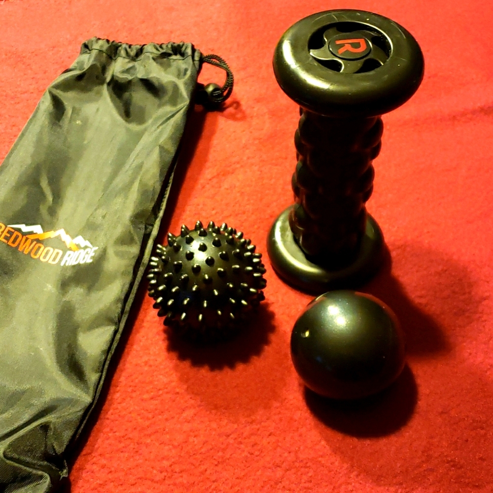 Plantar fasciitis roller set.